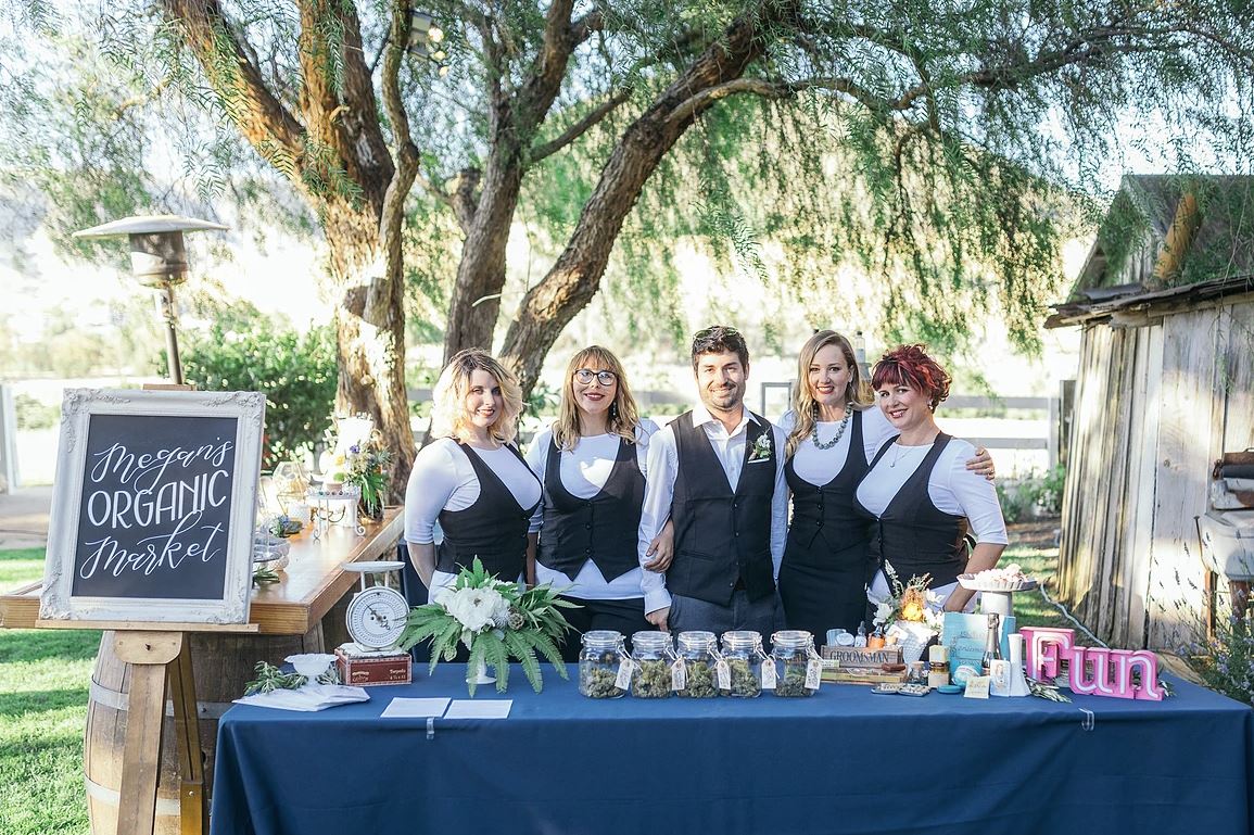 Weed weddings are a budding business in California